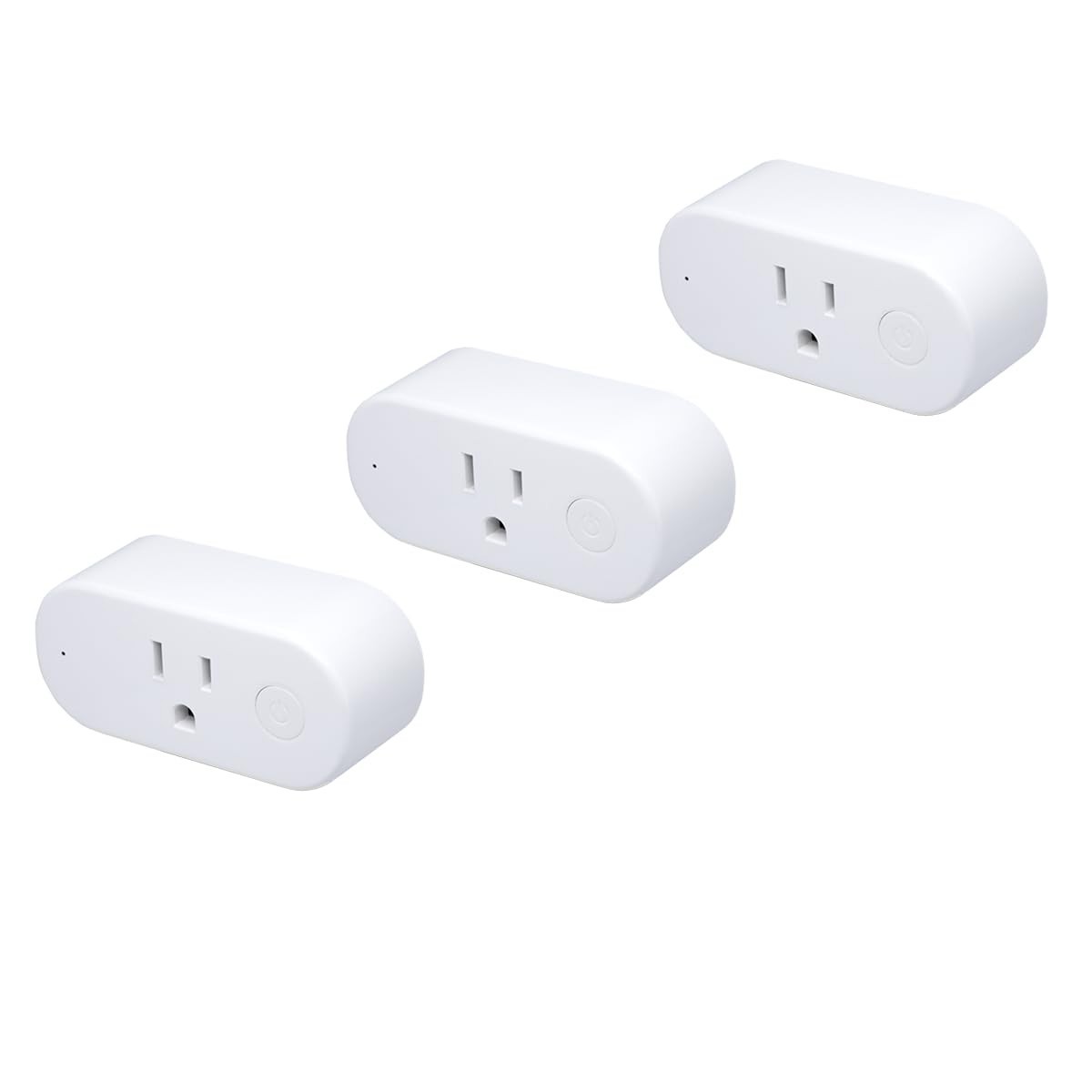 Shelly Plus Plug US WiFi Bluetooth Smart Plug 15A Power Monitor, 3-Pack