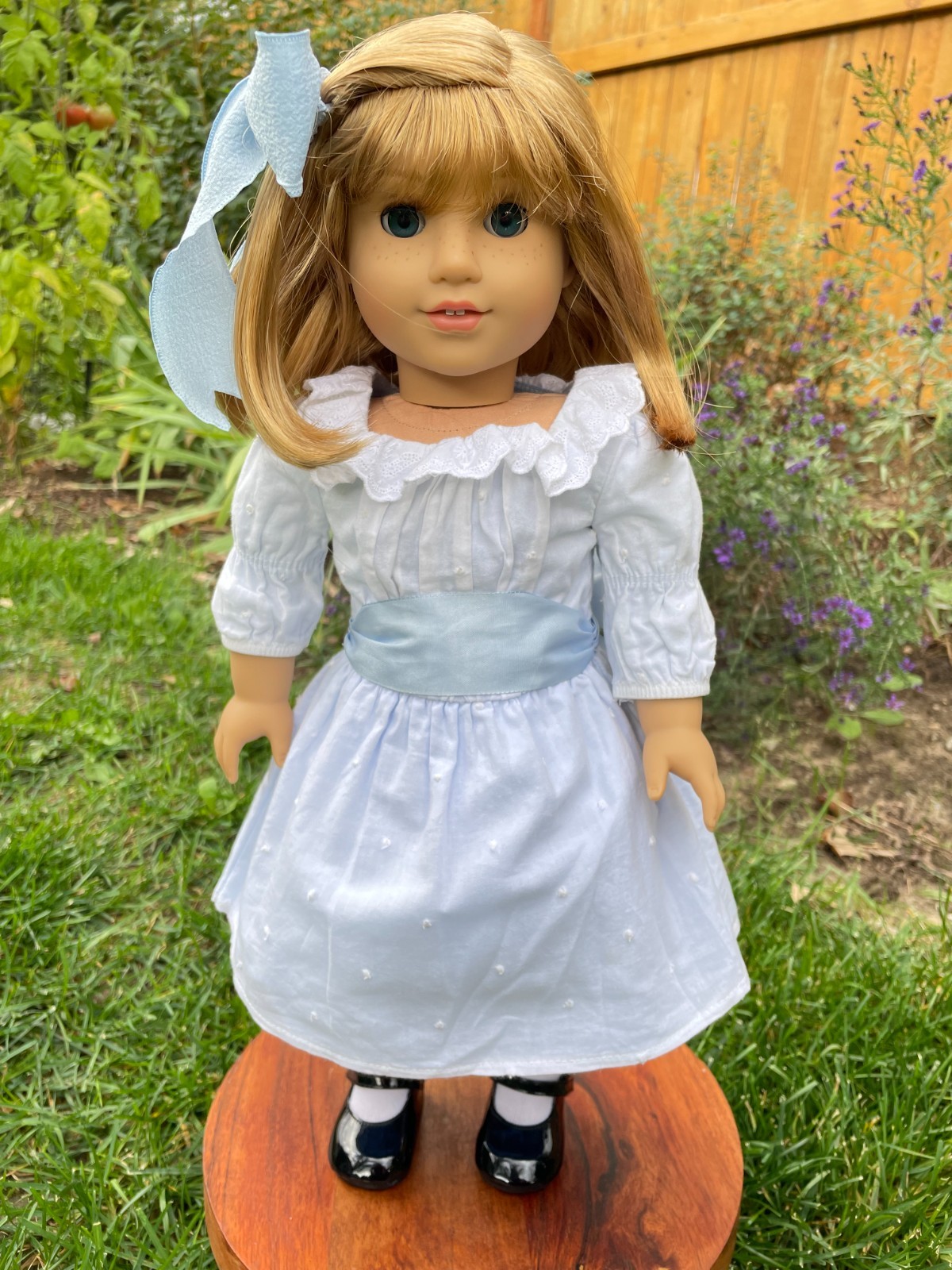 Custom American Girl Nellie O\'Malley- with Meet Outfit.