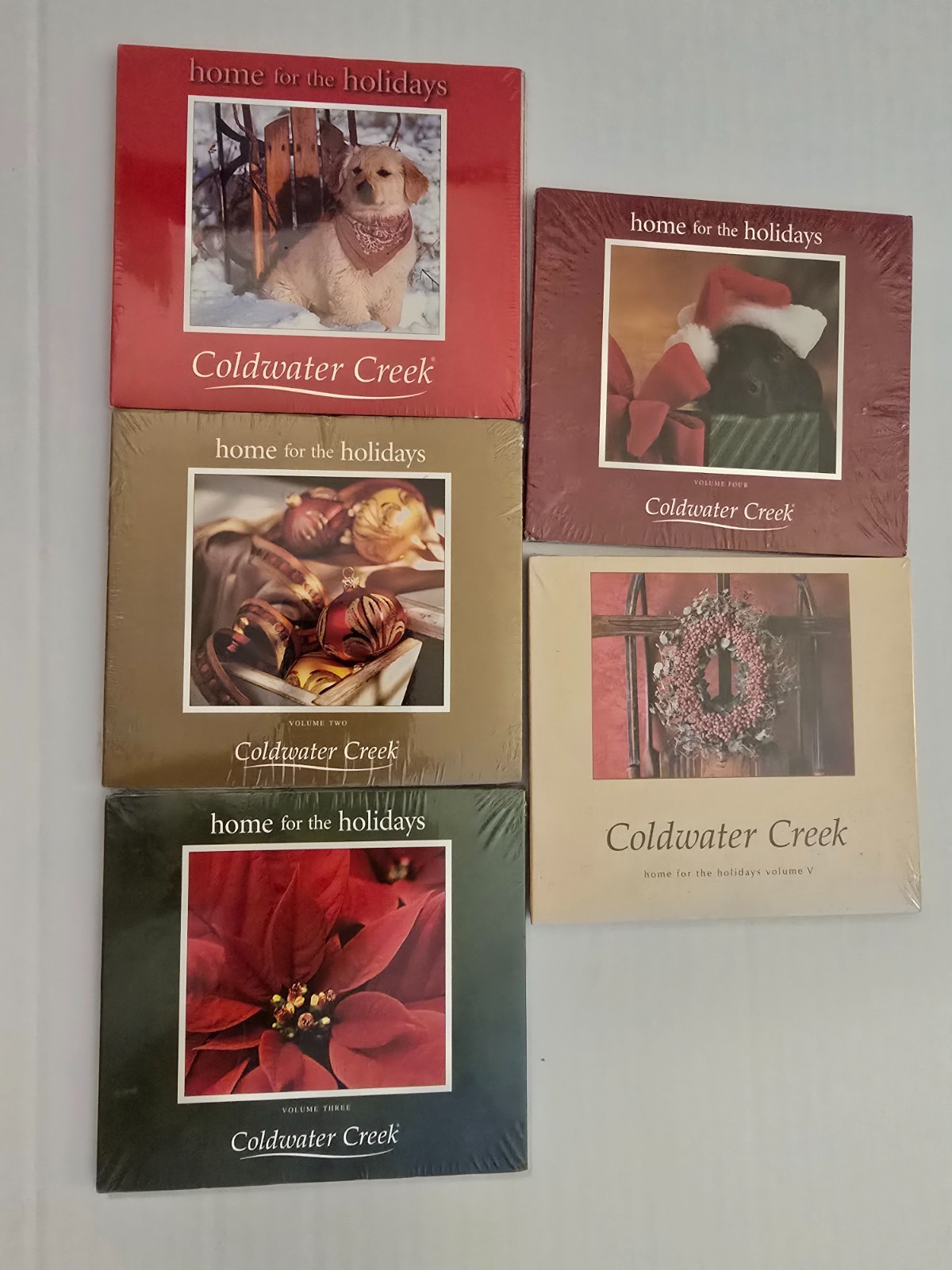 Coldwater Creek Home for the Holidays Vol 1 2 3 4 5 CD Set Sealed Christmas