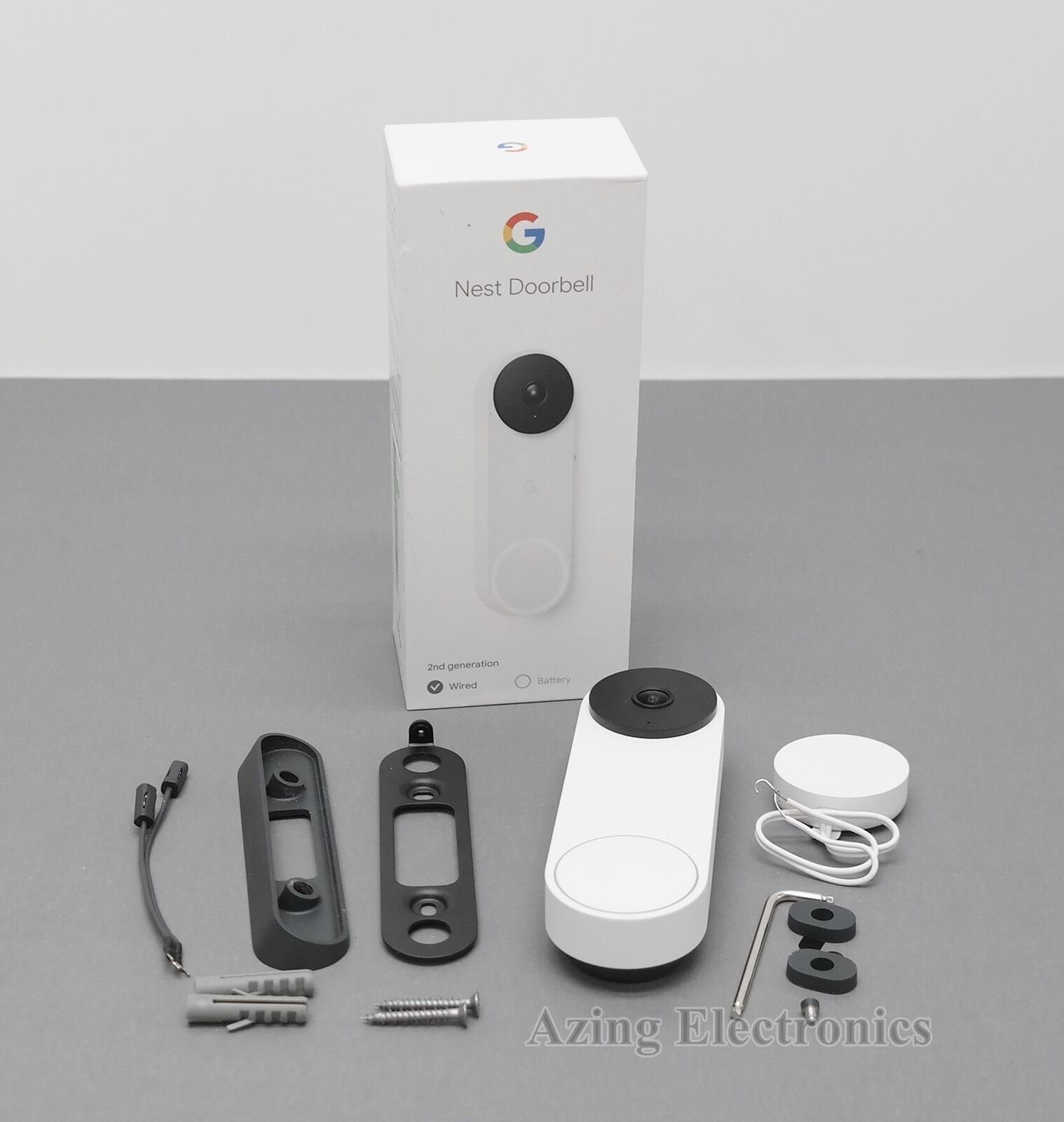Google Nest GA02767-US Doorbell Wired (2nd Generation) - Snow