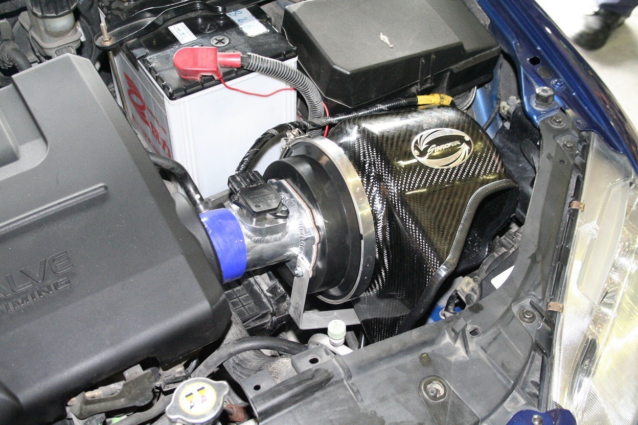 Simota CF625-2 Mazda 6 Carbon Fiber Aero Form Intake System 2.0L 2.3L Simota CF625-2 Mazda 6 Carbon Fiber Aero Form Intake System 2.0L 2.3L