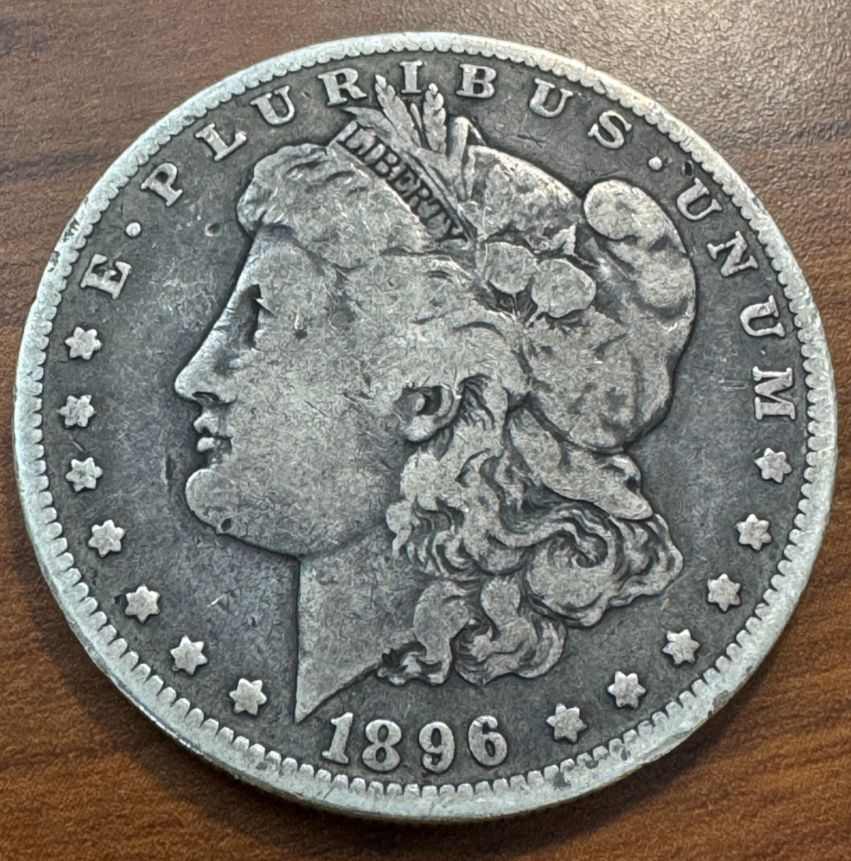 1896‑O Morgan Silver Dollar – Circulated, Tough O‑Mint Date & Strong Detail