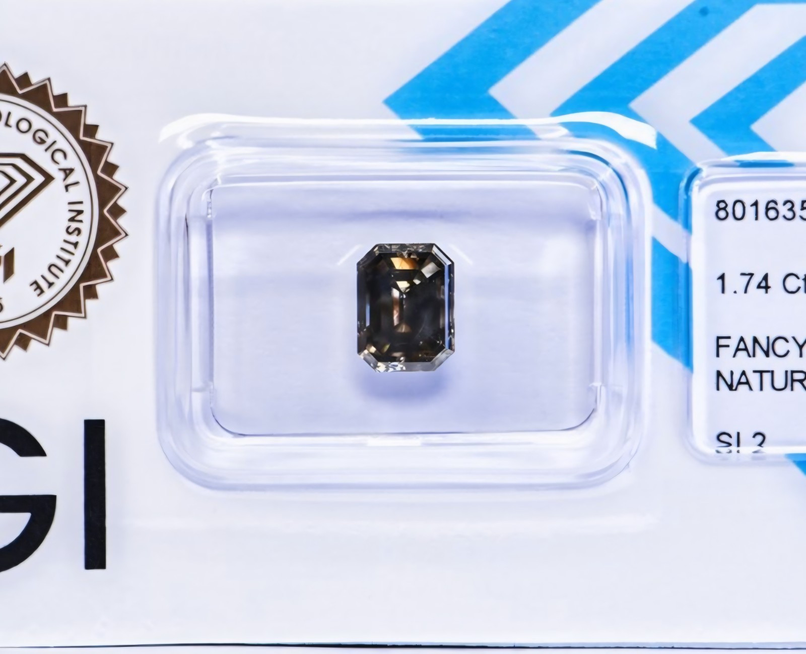 Diamonds Natural 1.74 CT with certified IGI