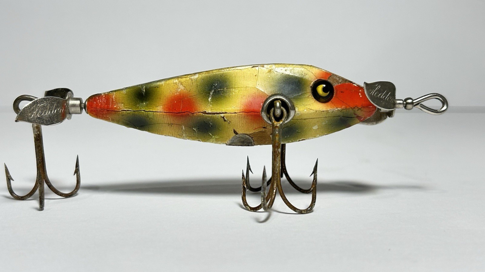 Heddon Dowagiac Minnow No. 0 Series Wood Fishing Lure wGlass Eyes Heddon Dowagiac Minnow No. 0 Series Wood Fishing Lure wGlass Eyes