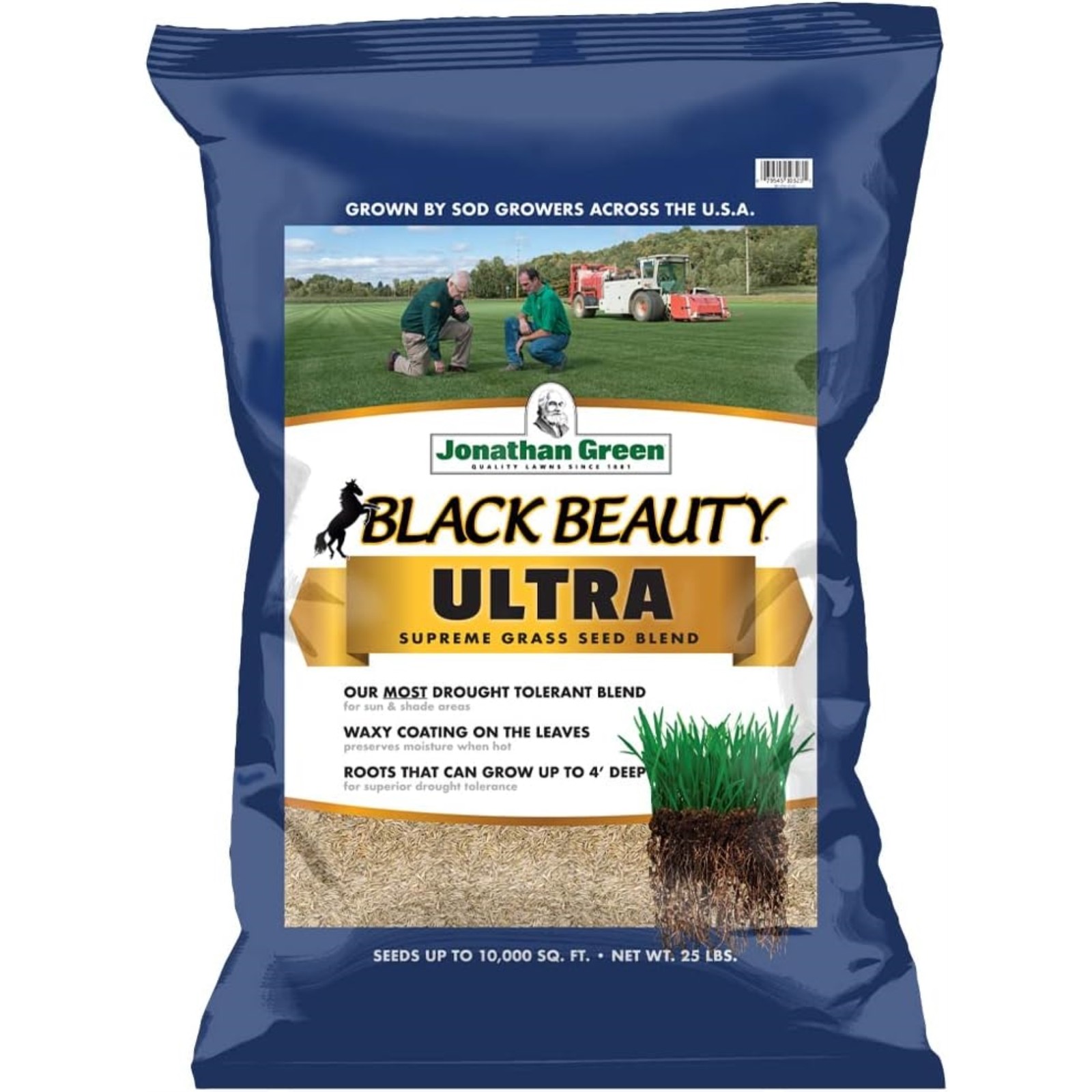 Jonathan Green Black Beauty Ultra Supreme Grass Seed Mixture, 25lb Jonathan Green Black Beauty Ultra Supreme Grass Seed Mixture, 25lb