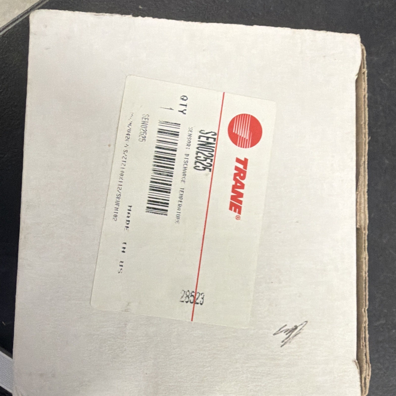 Trane SEN02525 Discharge Air Temp Sensor OEM New In Box Trane SEN02525 Discharge Air Temp Sensor OEM New In Box