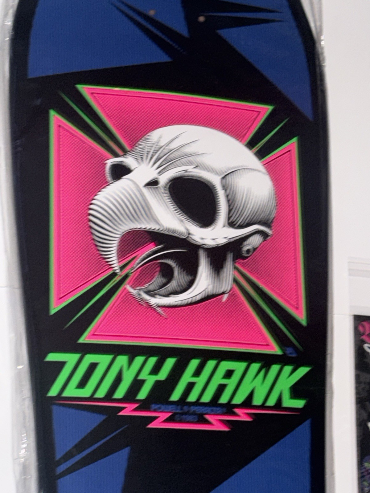 Powell Peralta Bones Brigade Series 14 Black Light Tony Hawk Skateboard Deck LTD Powell Peralta Bones Brigade Series 14 Black Light Tony Hawk Skateboard Deck LTD