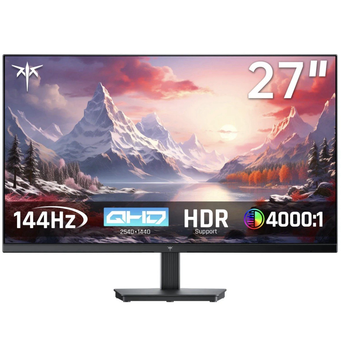 KTC H27T27S 27'' QHD Computer Monitor, 144Hz Gaming PC Monitor, 4000:1  2K 1440P