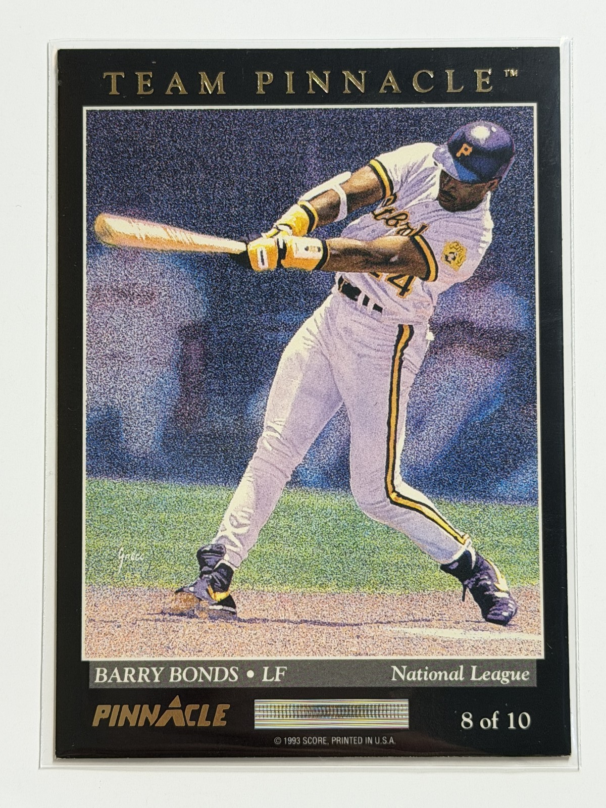 1993 Pinnacle Team Pinnacle BARRY BONDS / JUAN GONZÁLEZ Team Pinnacle #8 Pirates