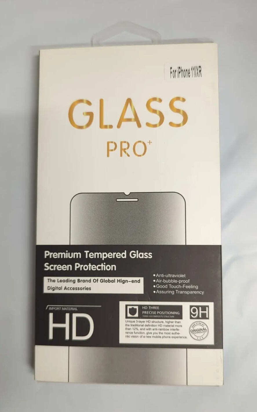 3 pk Tempered Glass Screen Protector for iPhone 11 / XR Clear. New Sealed Pack 3 pk Tempered Glass Screen Protector for iPhone 11 / XR Clear. New Sealed Pack