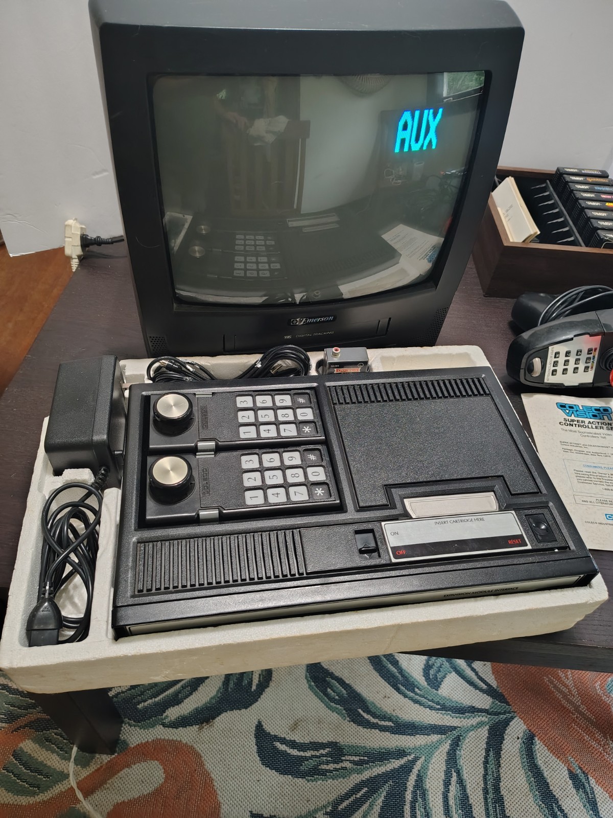 Coleco ColecoVision Model 2400 Video Game System & Accessories Coleco ColecoVision Model 2400 Video Game System & Accessories