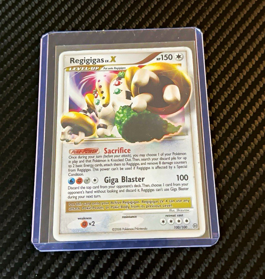 Regigigas LV.X 100/100 Stormfront Holo Ultra Rare English 2008