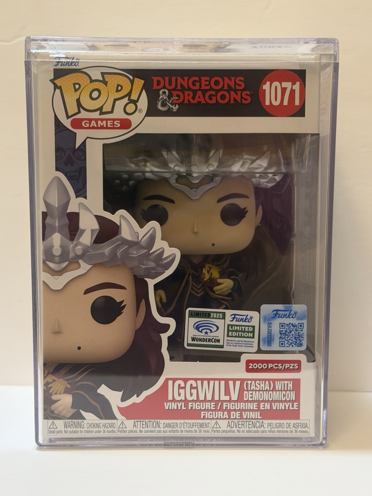 Funko Pop Vinyl: Dungeons & Dragons - Iggwilv (Tasha) Demonomicon -w/hard Stack Funko Pop Vinyl: Dungeons & Dragons - Iggwilv (Tasha) Demonomicon -w/hard Stack