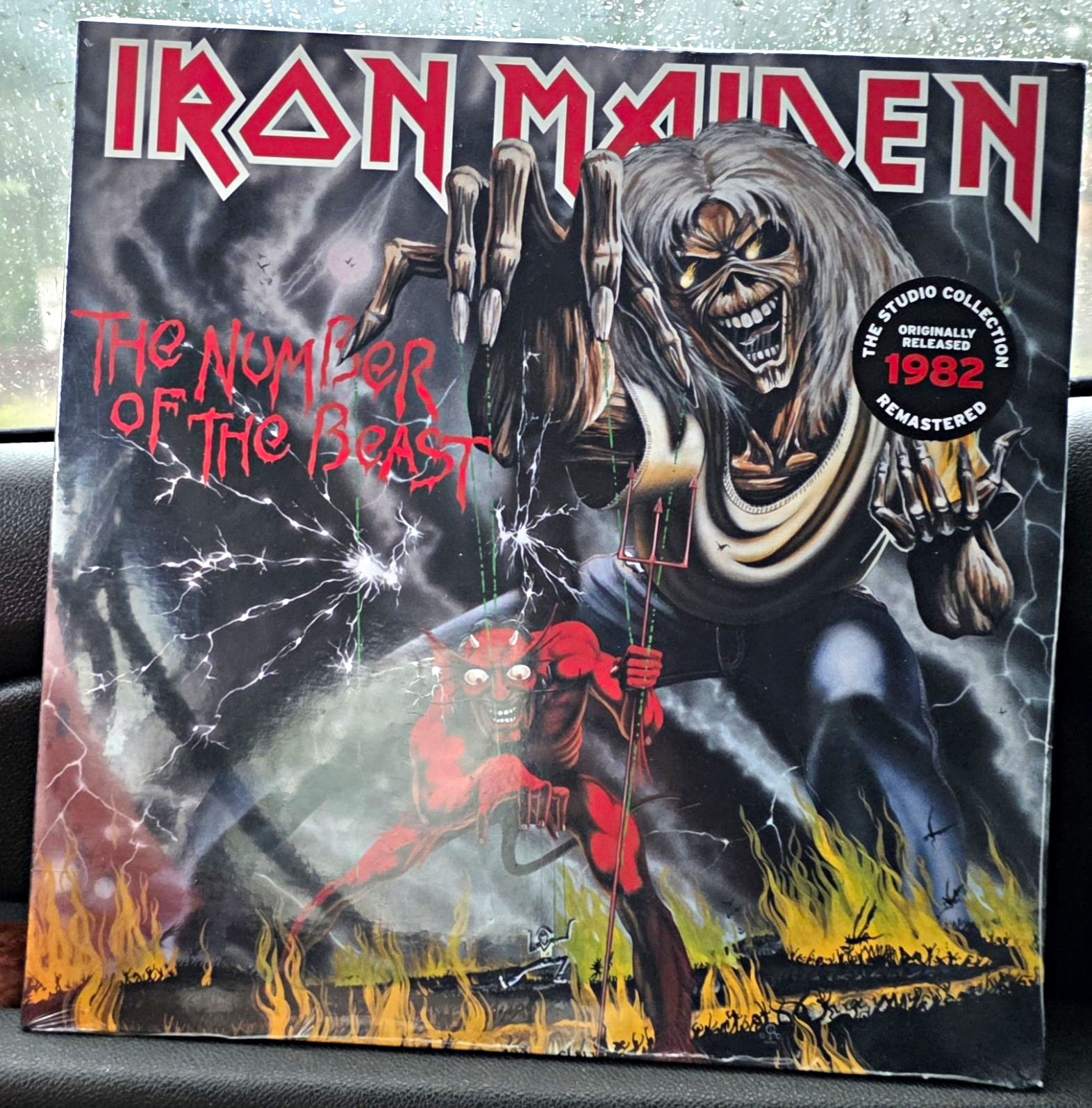 Iron Maiden The Number of the Beast Remastered Vinyl LP Record BMG Iron Maiden The Number of the Beast Remastered Vinyl LP Record BMG