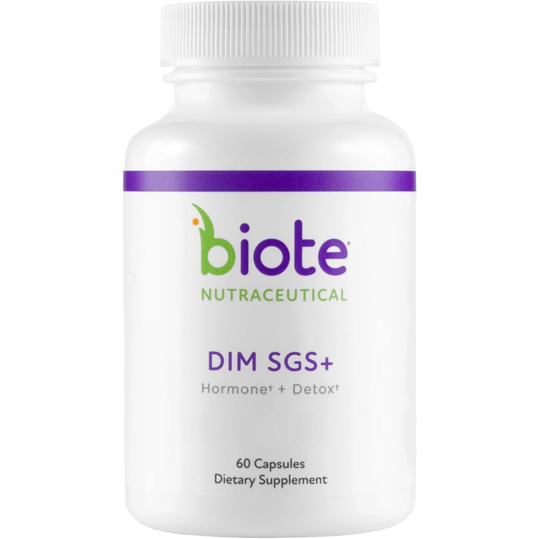 NEW！Biote Nutraceuticals - DIM SGS + - Hormone + Detox supplement (60 Capsules)