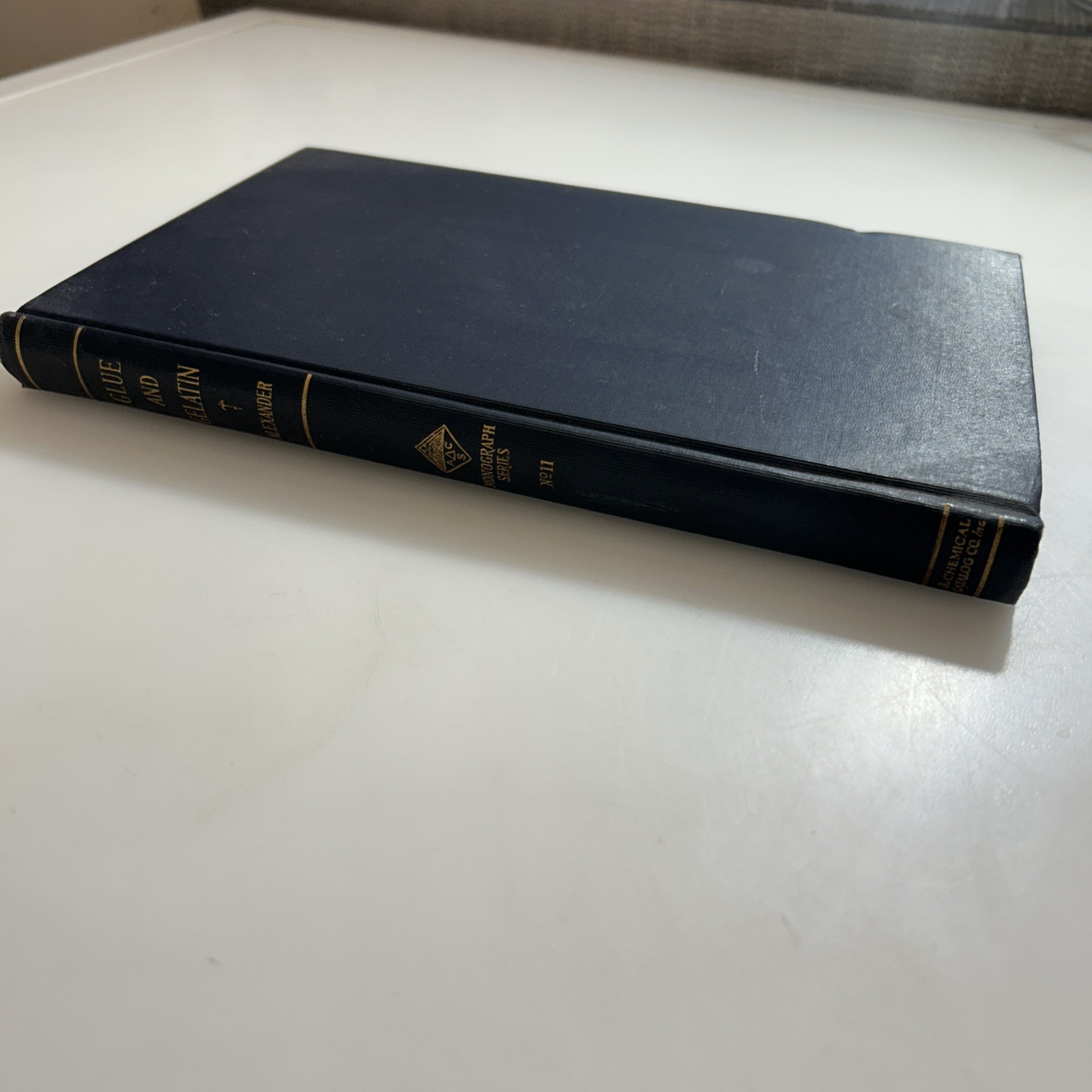 1923 Antique Book 📕 Glue and Gelatin Jerome Alexander Chemical Engineering ab5