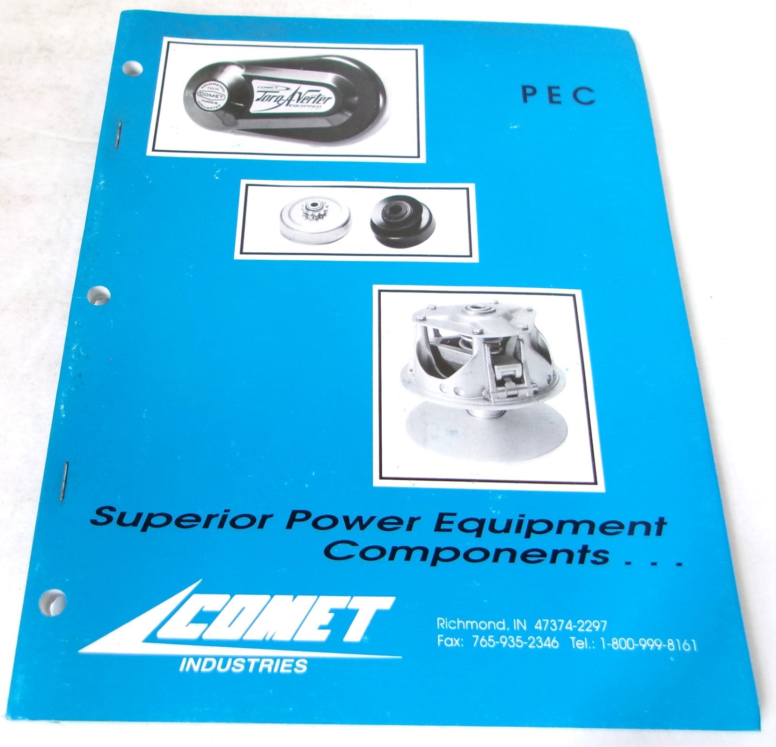 1999 Comet Industries Power Equipment Catalog Price List Clutches Torque Convert 1999 Comet Industries Power Equipment Catalog Price List Clutches Torque Convert