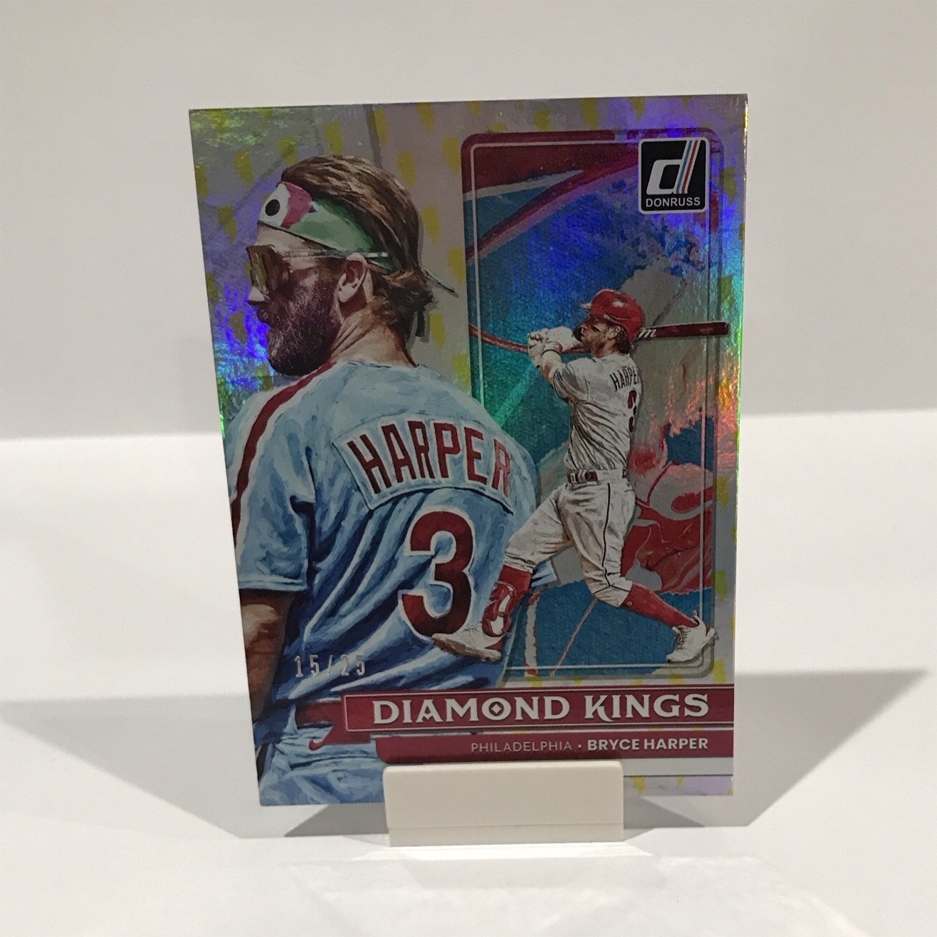 2022 Panini Donruss DIAMOND KINGS #17 BRYCE HARPER  VOLTAGE 15/25