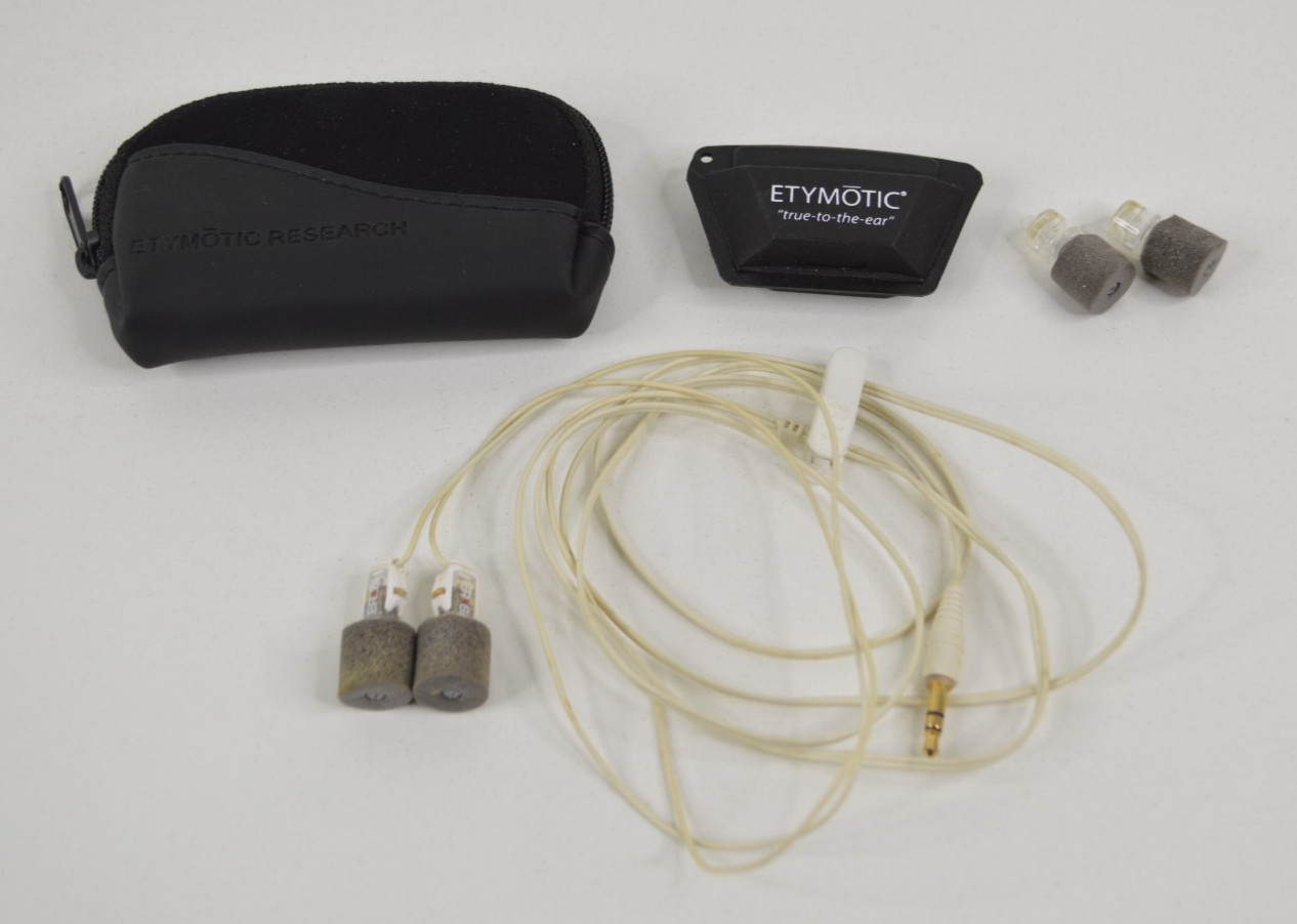 Etymotic Research ER-6i Isolator Earphone 60” Long White Ear Buds Etymotic Research ER-6i Isolator Earphone 60” Long White Ear Buds