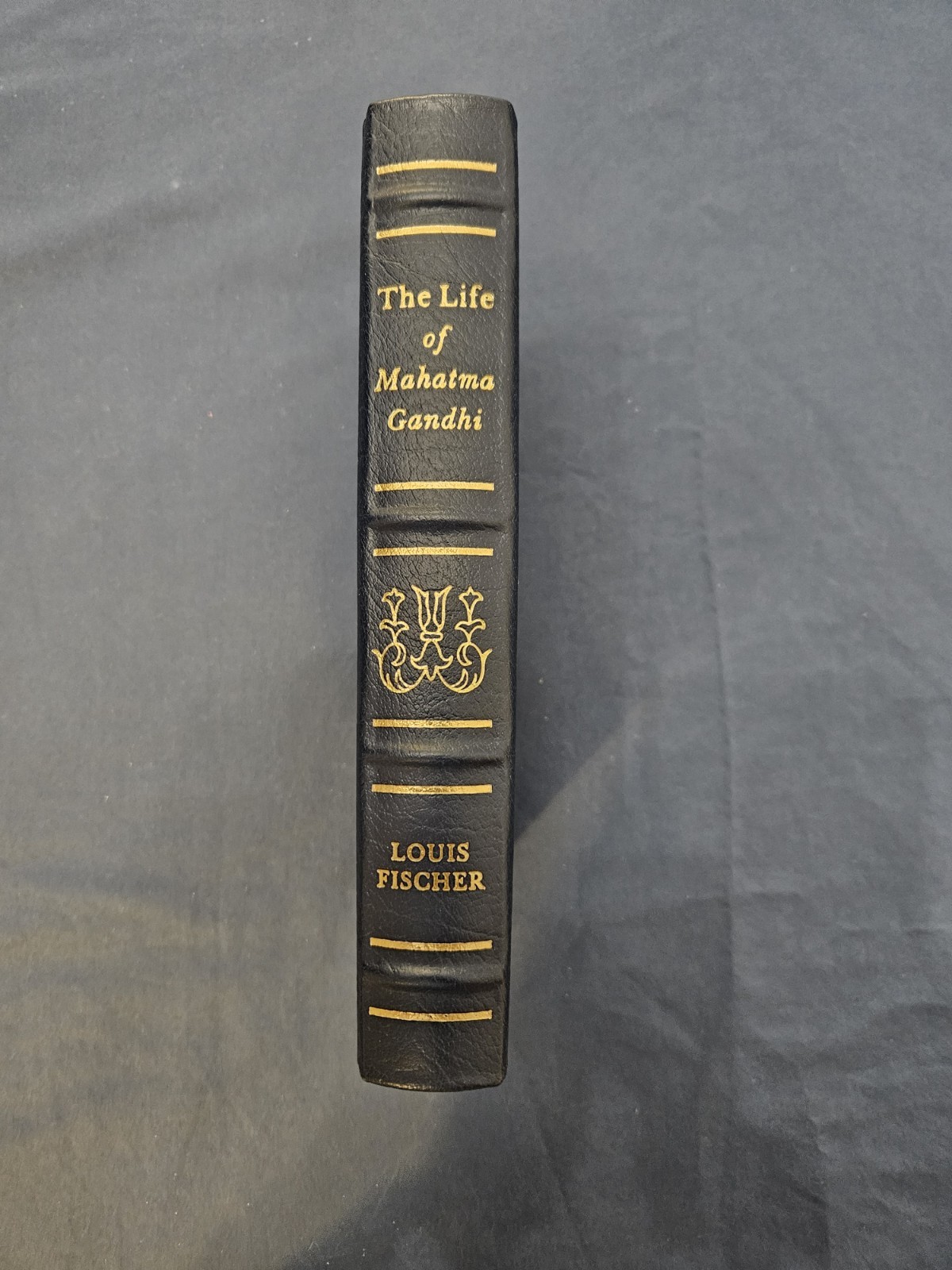 Louis Fischer The Life of Mahatma Gandhi Easton Press Near Fine leather