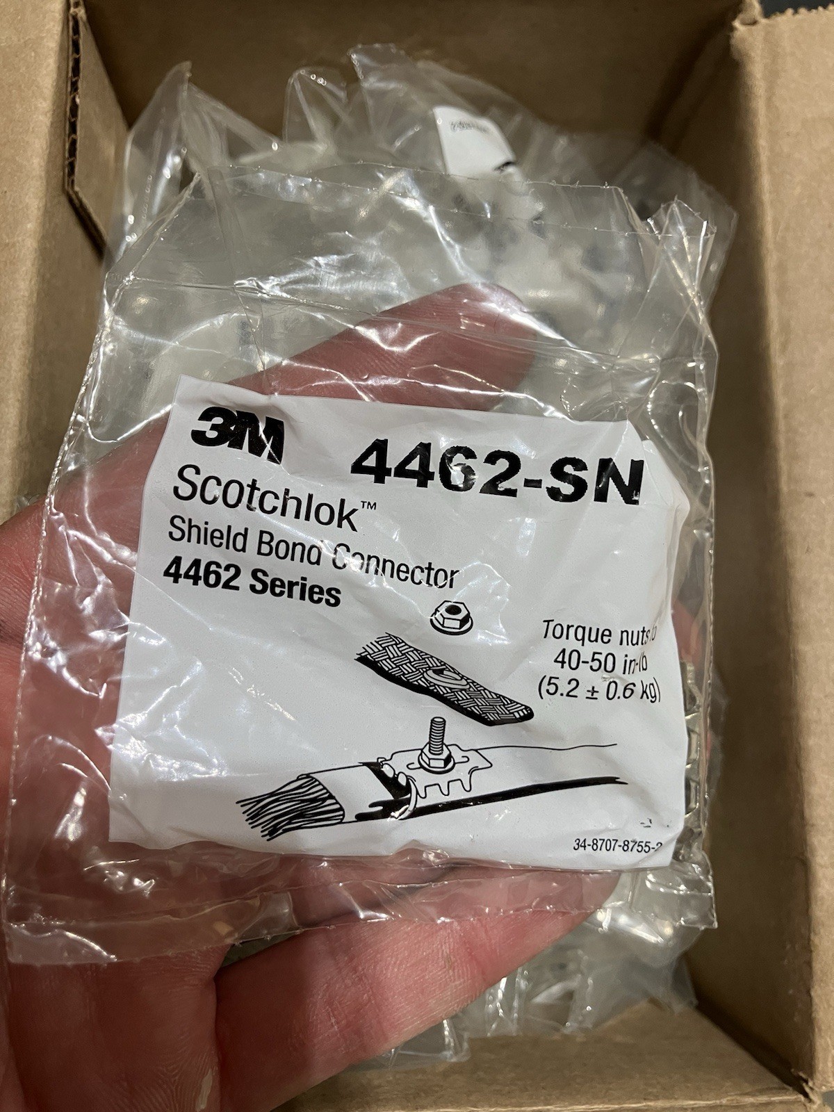 3M(TM) Scotchlok(TM) Shield Bond Connector 4462-SN ( Box of 100 ) 3M(TM) Scotchlok(TM) Shield Bond Connector 4462-SN ( Box of 100 )