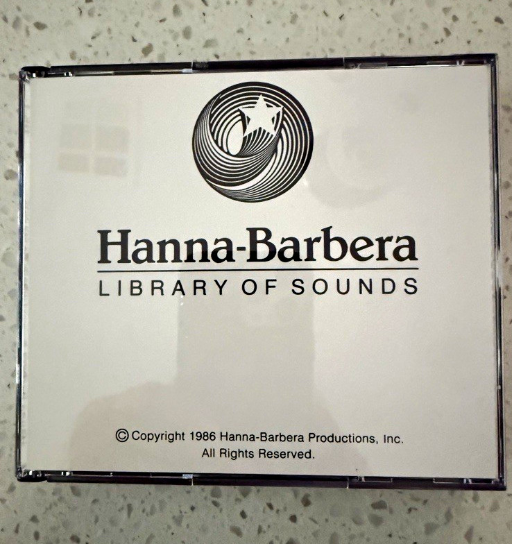 RARE Hanna-Barbera Studio Archive 2-CD Sound Effects Library 1986 Cartoon SFX
