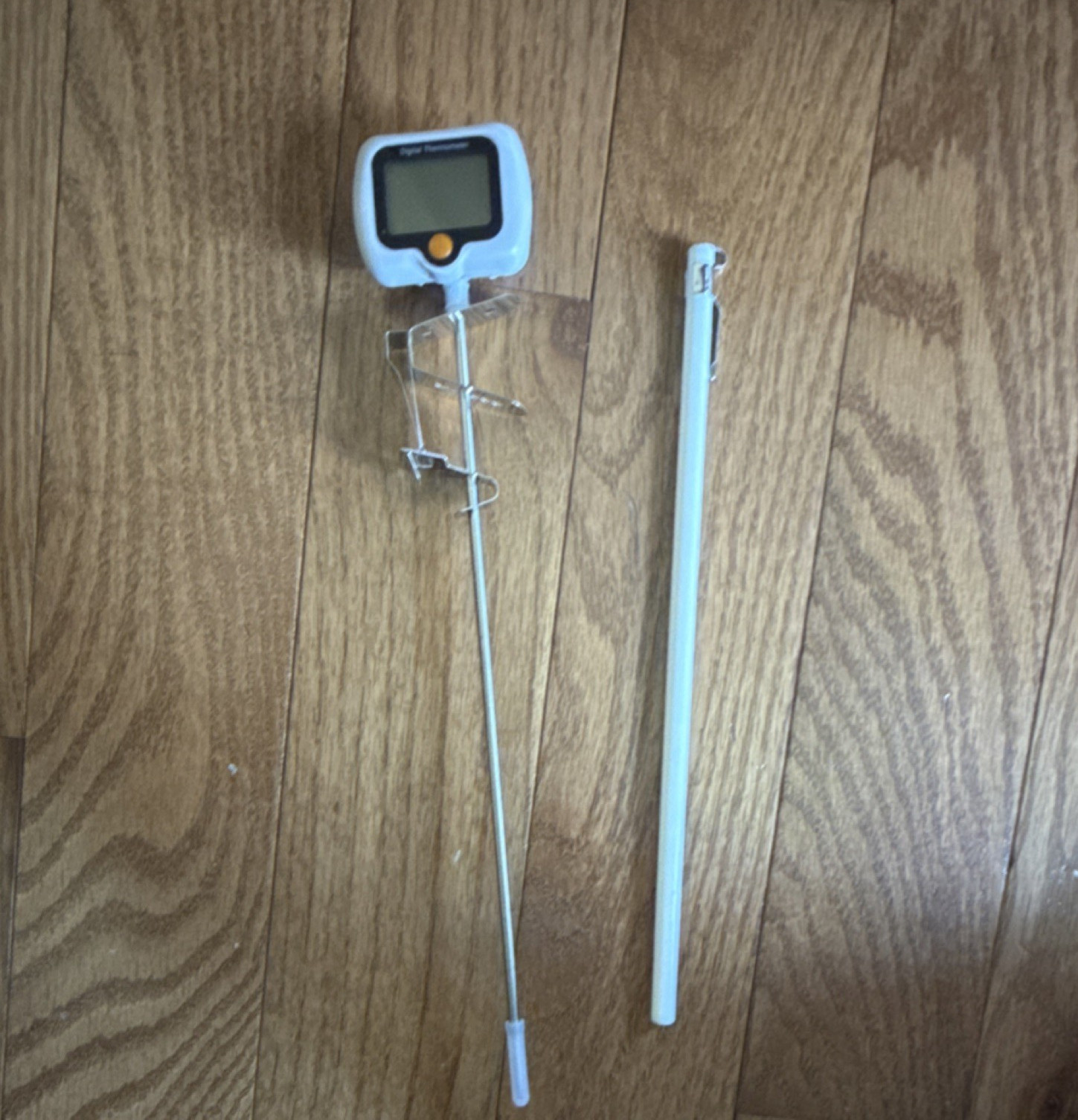 VK Thermo Digital Instant Read Candy Deep Fry Thermometer 10 Inch White VK Thermo Digital Instant Read Candy Deep Fry Thermometer 10 Inch White
