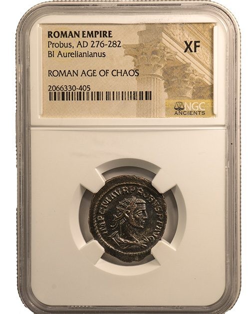 Ancient Coin Roman Ae Probus NGC XF (AD 276-282) 