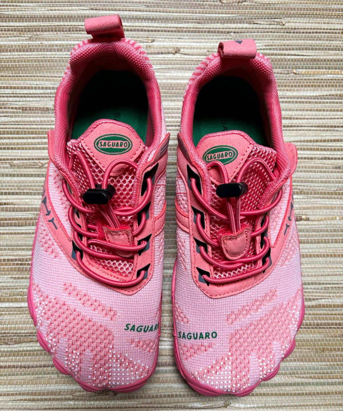 SAGUARO Barefoot Pink size 37  US 6.5 Drawstring Athletic Sneaker Cross Training