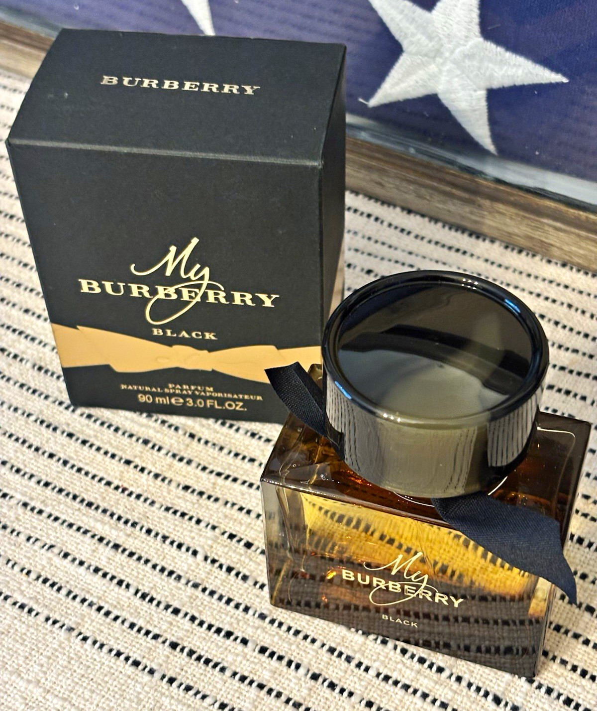 2X New Burberry My Burberry Black Parfum Spray, Regular Size 90 mL / 3.0 fl oz
