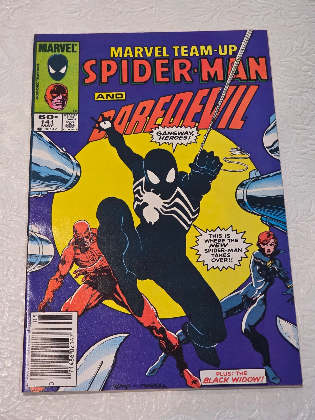 Marvel Team-Up #141 Spider-Man Newsstand Variant High Grade Marvel Comics 1984 Marvel Team-Up #141 Spider-Man Newsstand Variant High Grade Marvel Comics 1984