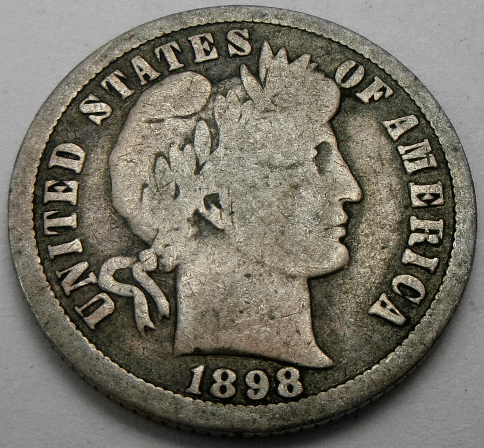 1898-O Barber 10¢ Dime 1898-O Barber 10¢ Dime