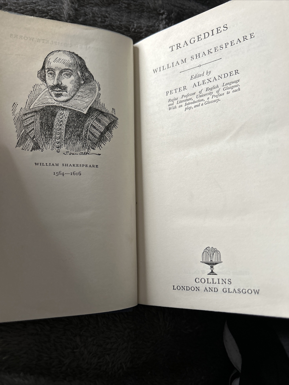 Vintage Hardback William Shakespeares Tragedies Everymans Library Vintage 1958