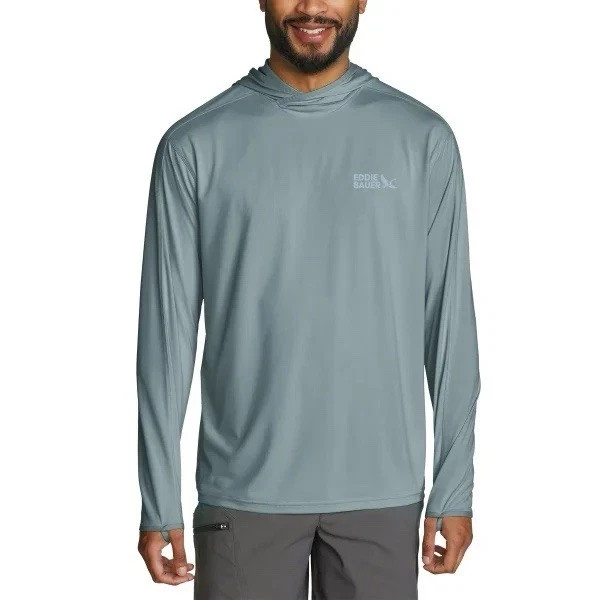 Eddie Bauer Men’s Solarfoil UPF 50+ Performance Hoodie Eddie Bauer Men’s Solarfoil UPF 50+ Performance Hoodie