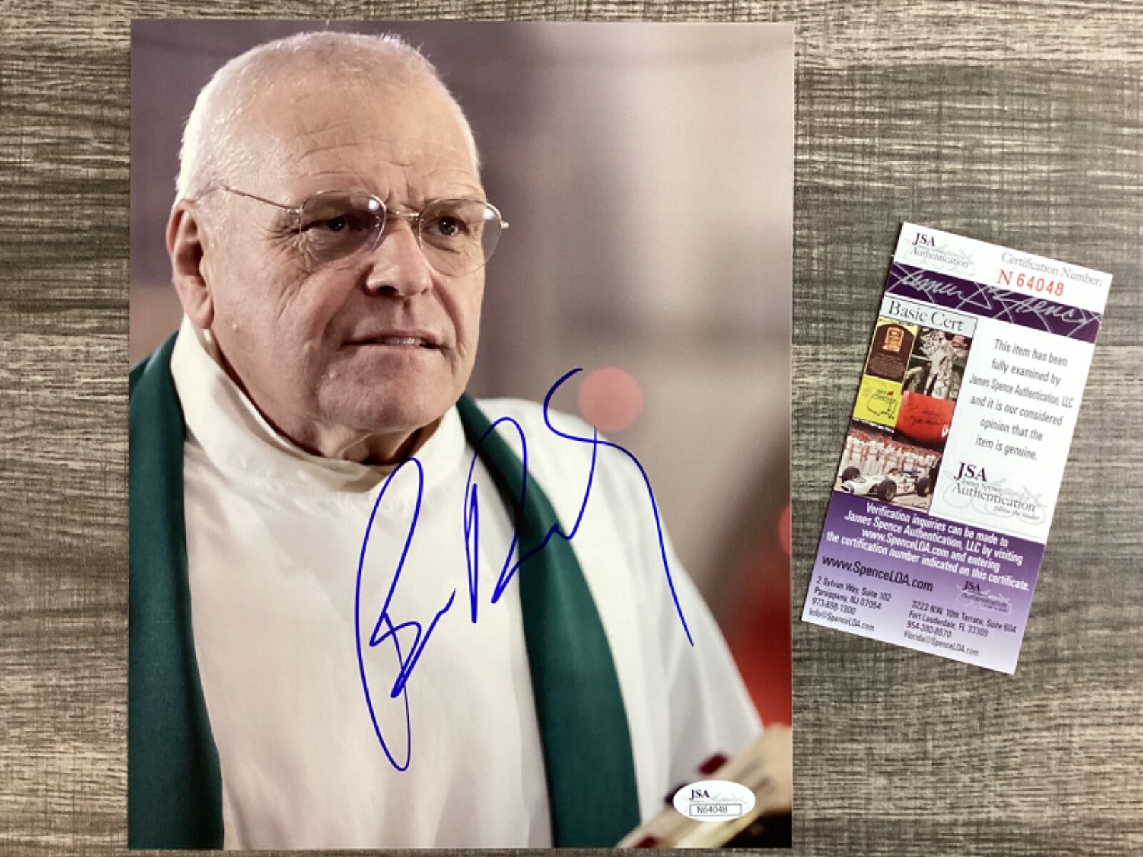 (SSG) Rare BRIAN DENNEHY Signed 8X10 Color Photo 