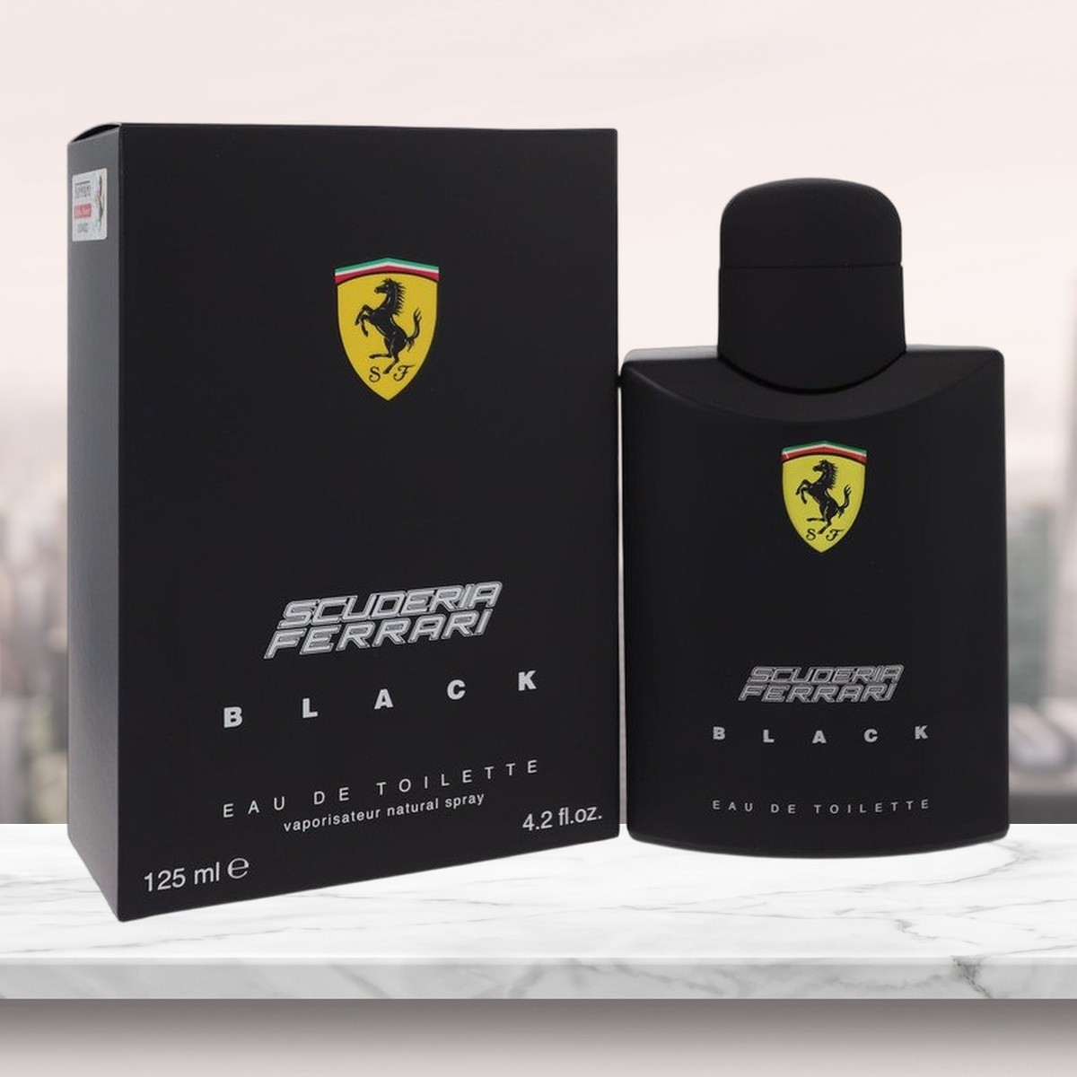 Ferrari Scuderia Black Eau De Toilette Spray By Ferrari - 4.2 oz