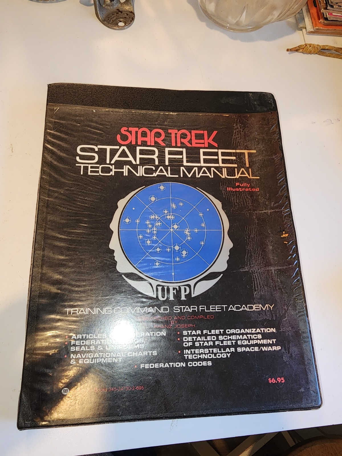 Vintage Star Trek Star Fleet Technical Manual 1975 1st Edition Binder Complete