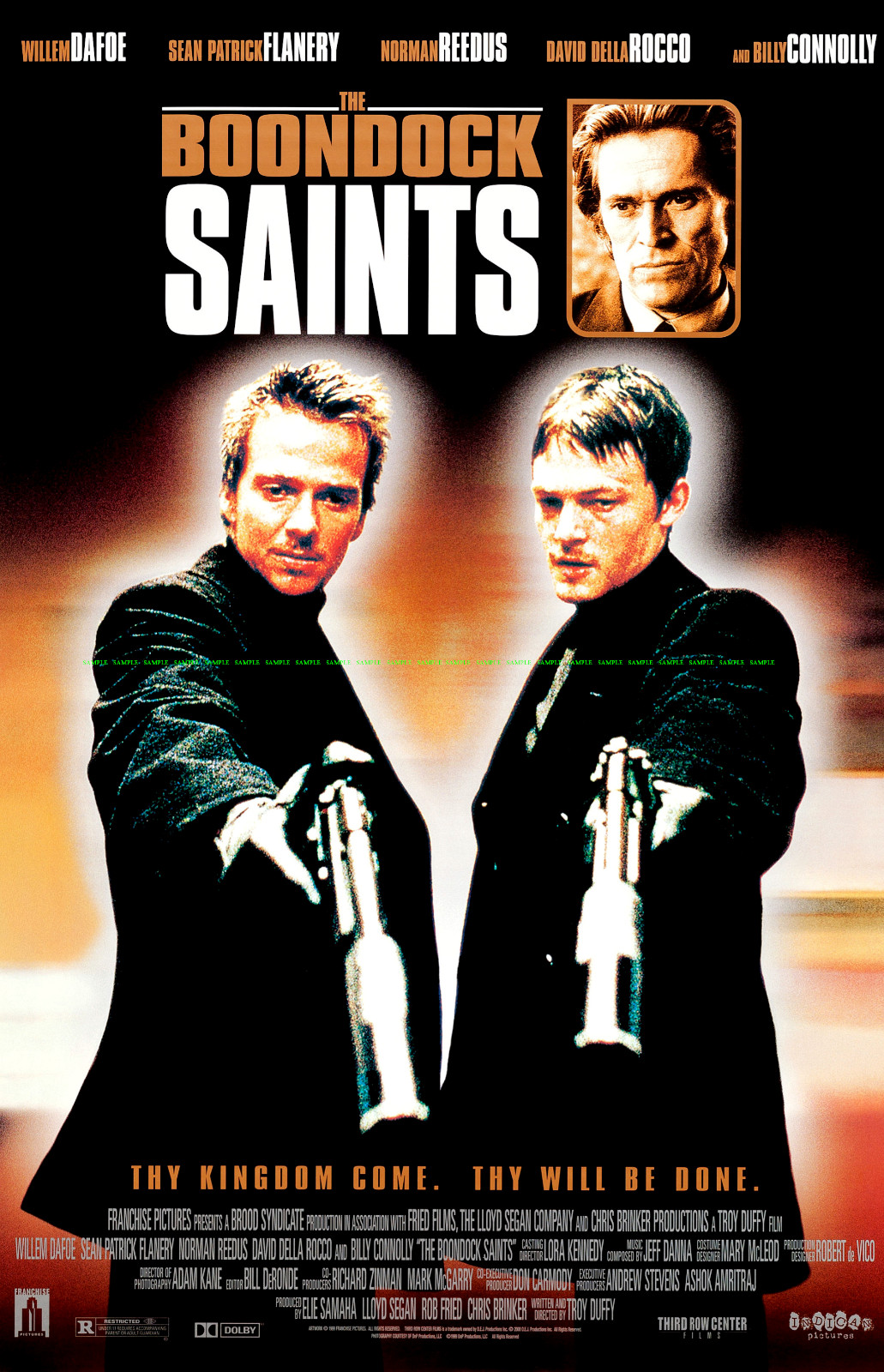 1999 The Boondock Saints Movie Poster Reedus Flanery Dafoe 11 x 17 1999 The Boondock Saints Movie Poster Reedus Flanery Dafoe 11 x 17