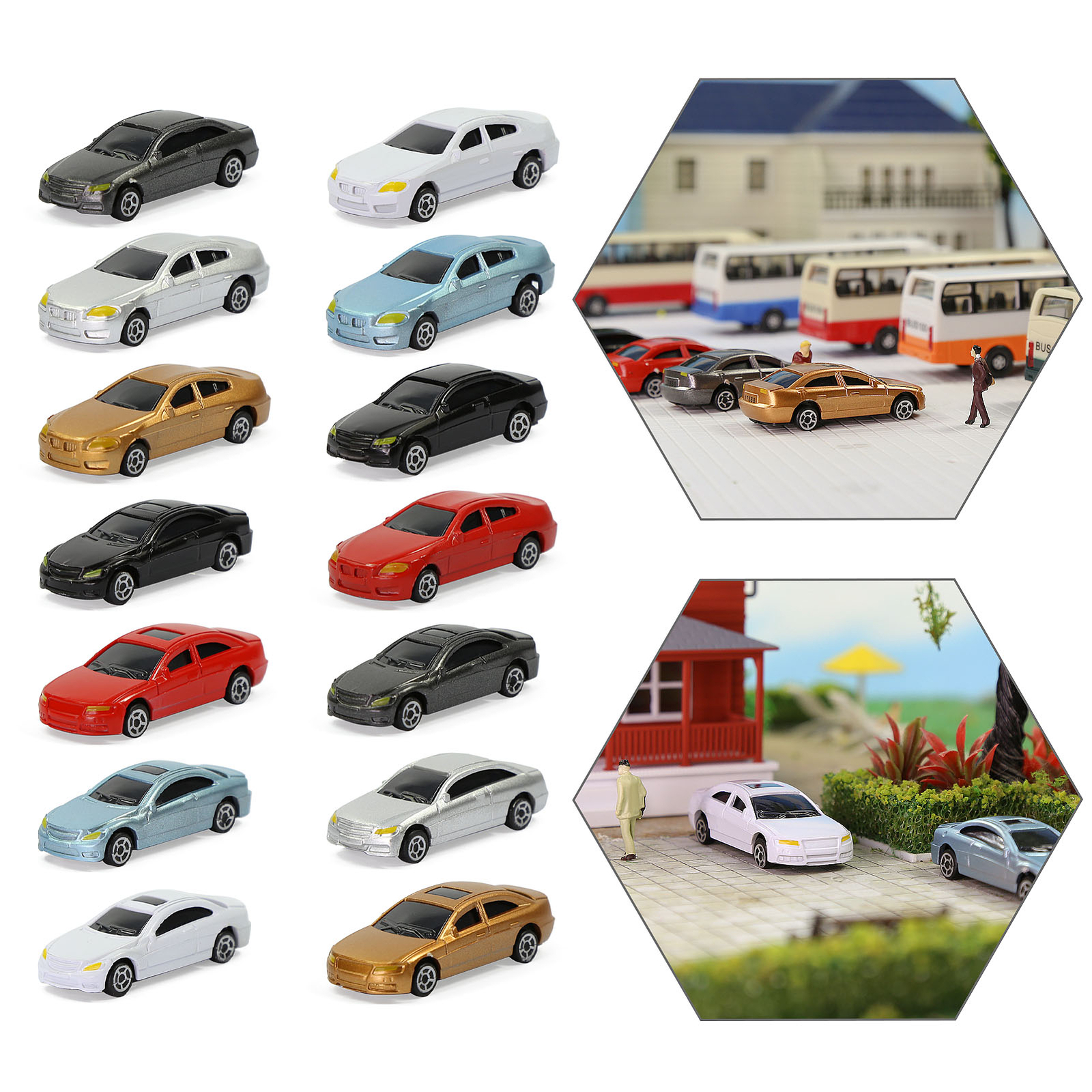 50pcs HO Scale Model Cars Vehicles 1:87 Building Scenery Railway Layout C100 50pcs HO Scale Model Cars Vehicles 1:87 Building Scenery Railway Layout C100