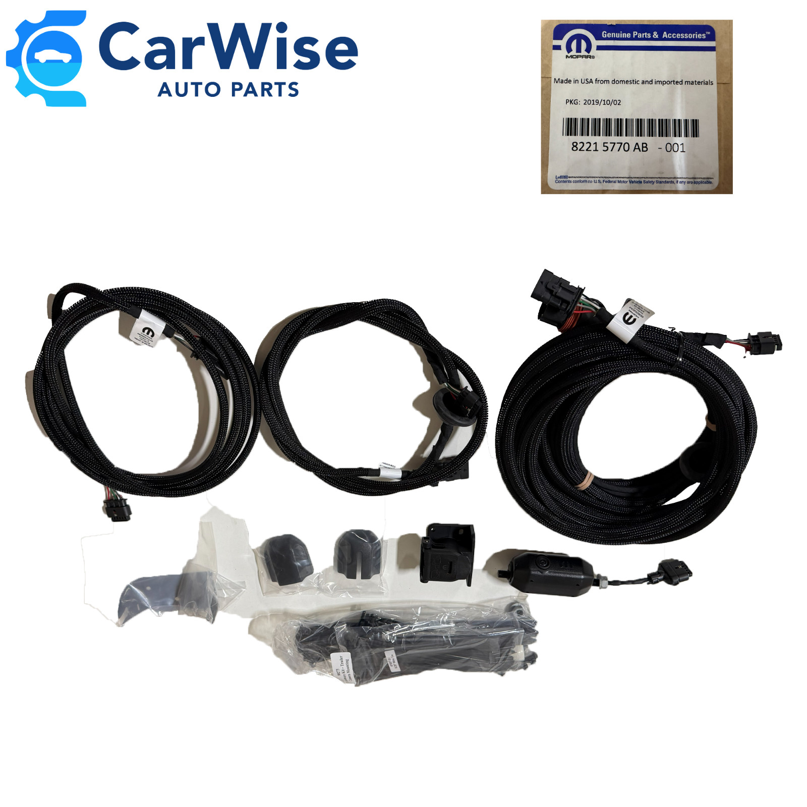 NEW OEM MOPAR 2019-2021 RAM 3500 2500 BACKUP CAMERA KIT 82215770AB NEW OEM MOPAR 2019-2021 RAM 3500 2500 BACKUP CAMERA KIT 82215770AB