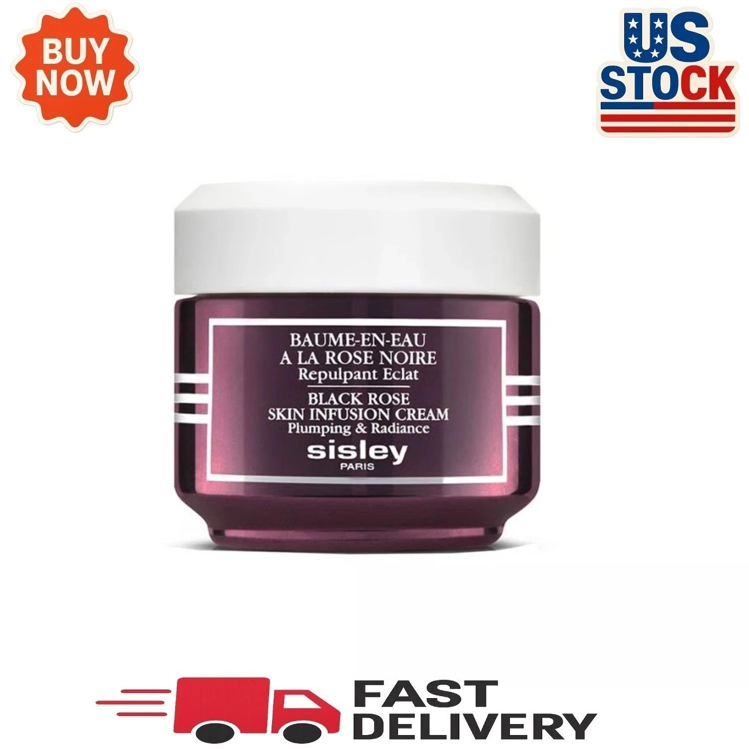 Sisley Black Rose Skin Infusion Cream Day Night Face Moisturizer Anti-Aging Auth
