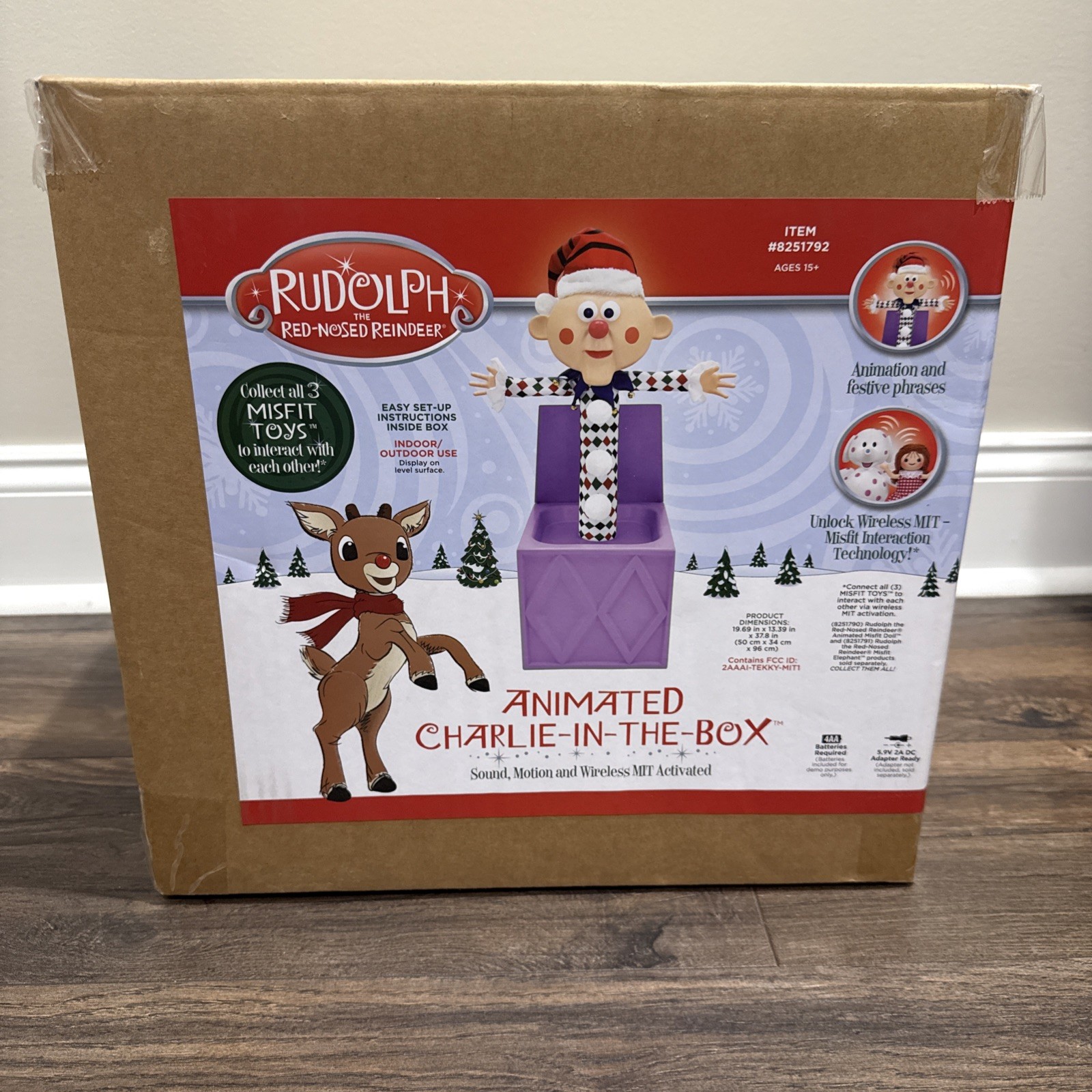 Charlie in the Box Misfit Rudolph the Red Nosed Reindeer Lowe's 2026 NIB ON HAND Charlie in the Box Misfit Rudolph the Red Nosed Reindeer Lowe's 2026 NIB ON HAND
