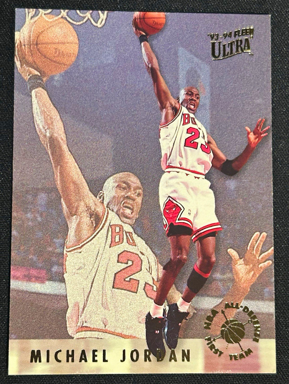 1993-94 Fleer Ultra Michael Jordan All-Defense Team #2 Bulls - RARE - Gradeable