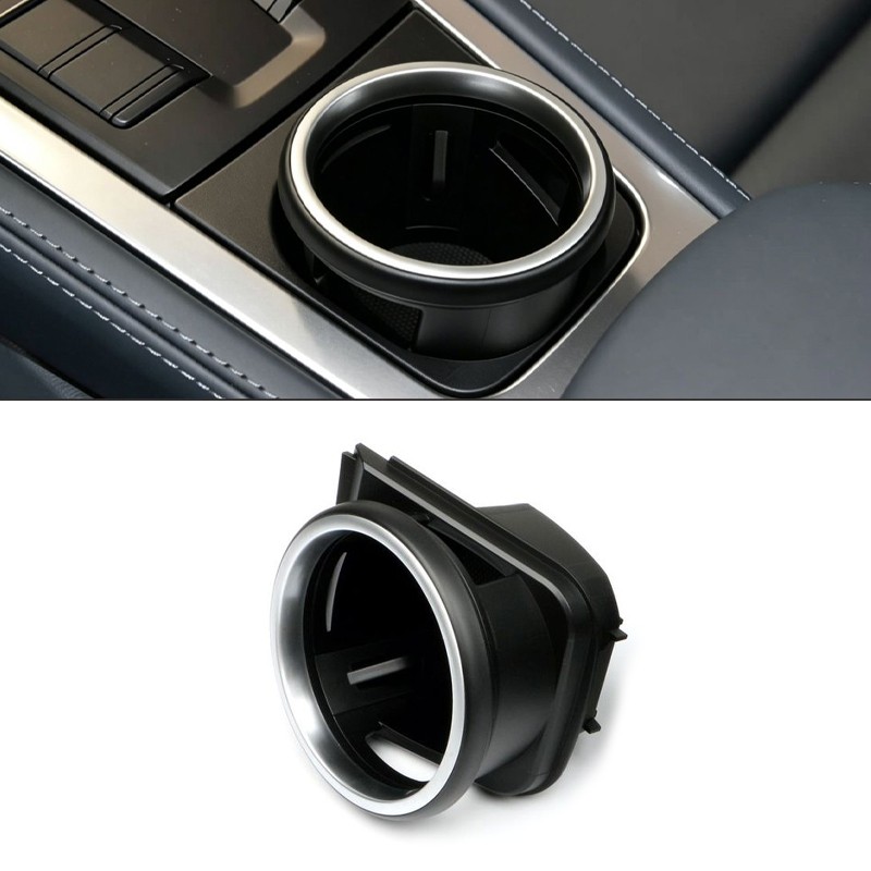 Black Car Center Cup Holder Upgrade Trim For Porsche 718 982  911 991 Cayman 981
