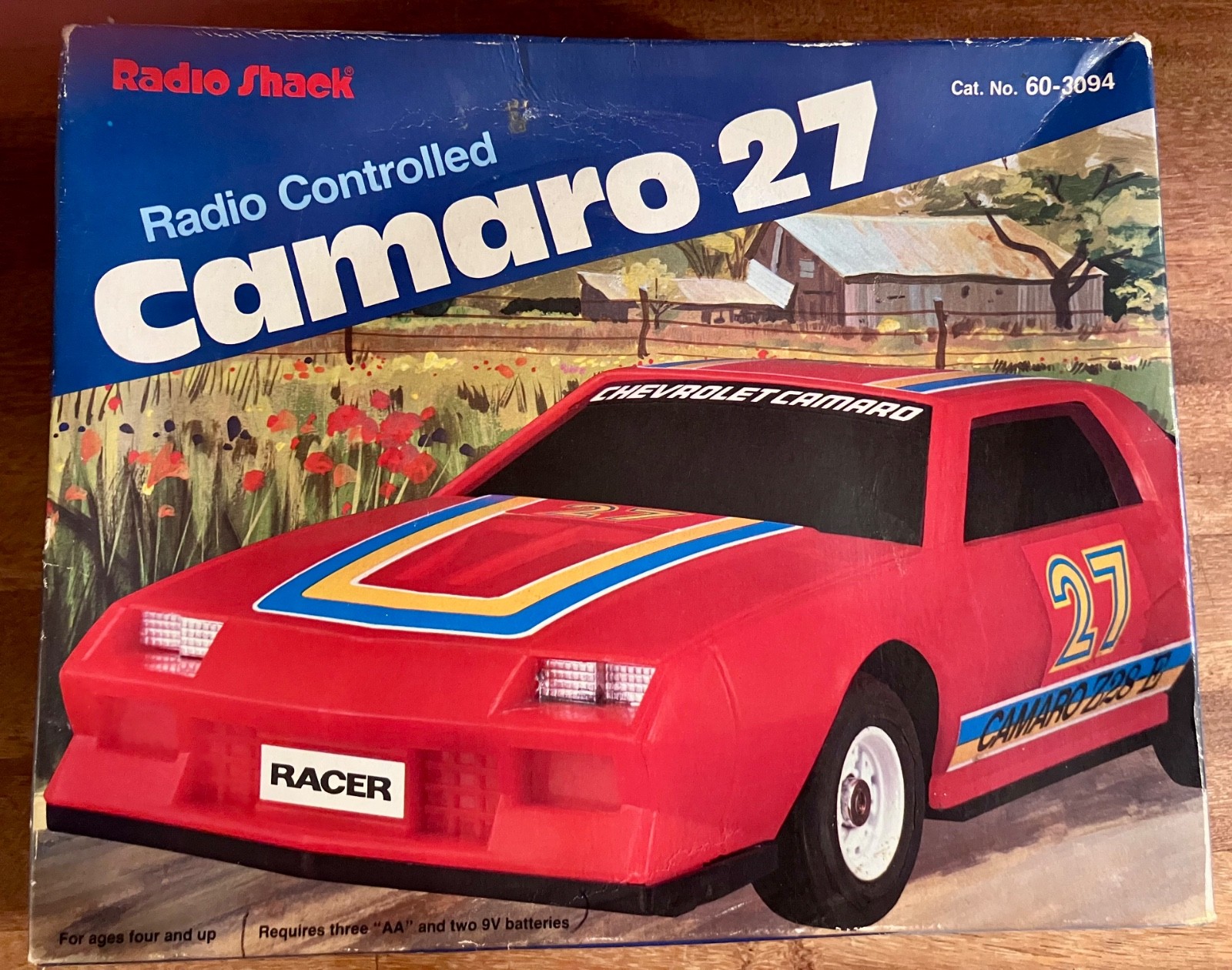 1984 Vintage Radio Shack 27 1982 Chevy Camaro Z28-E RC Car 1984 Vintage Radio Shack 27 1982 Chevy Camaro Z28-E RC Car