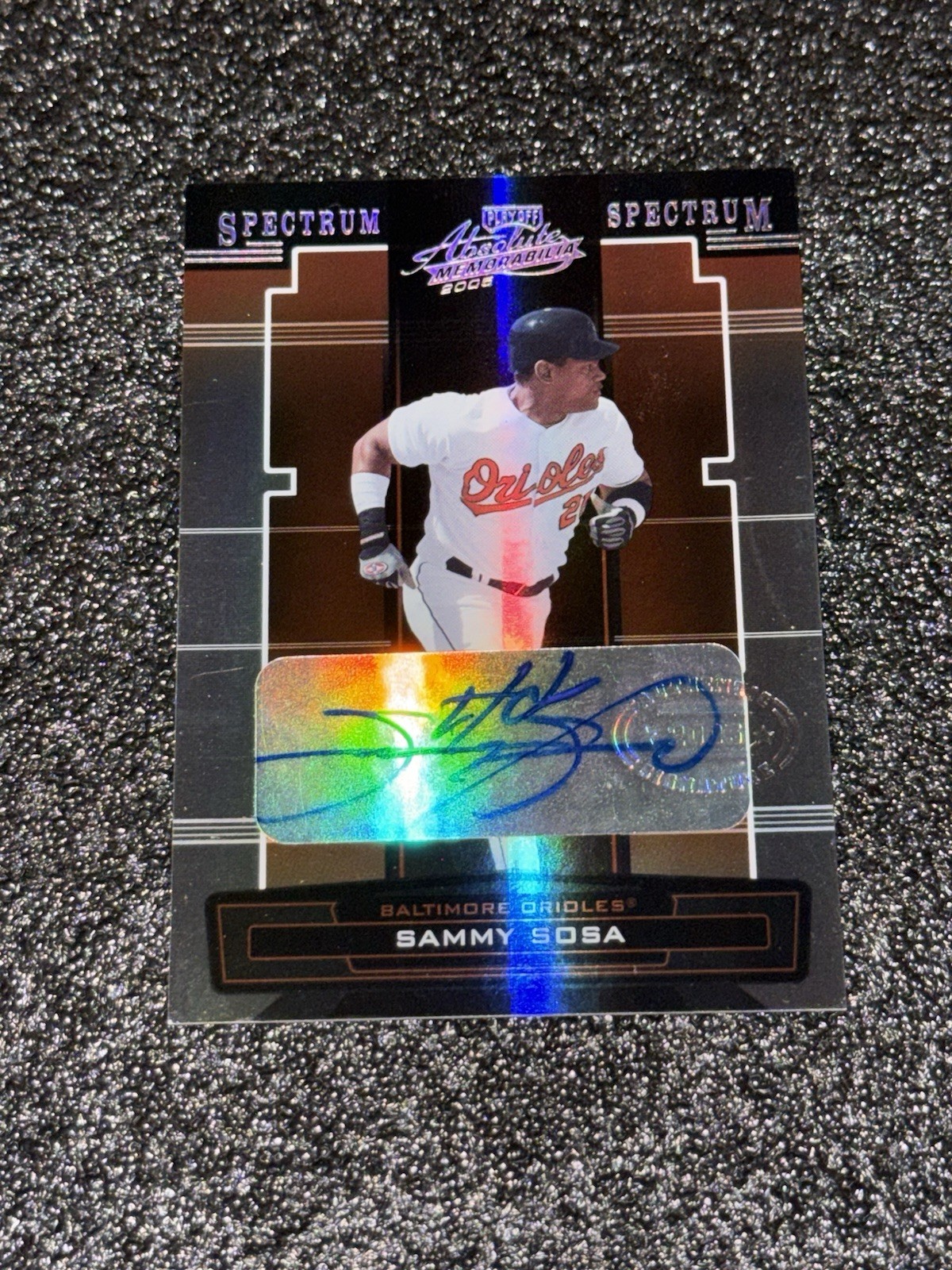 2005 Donruss Playoff Absolute Memorabilia Auto #3/15 Sammy Sosa #67 Chicago Cubs