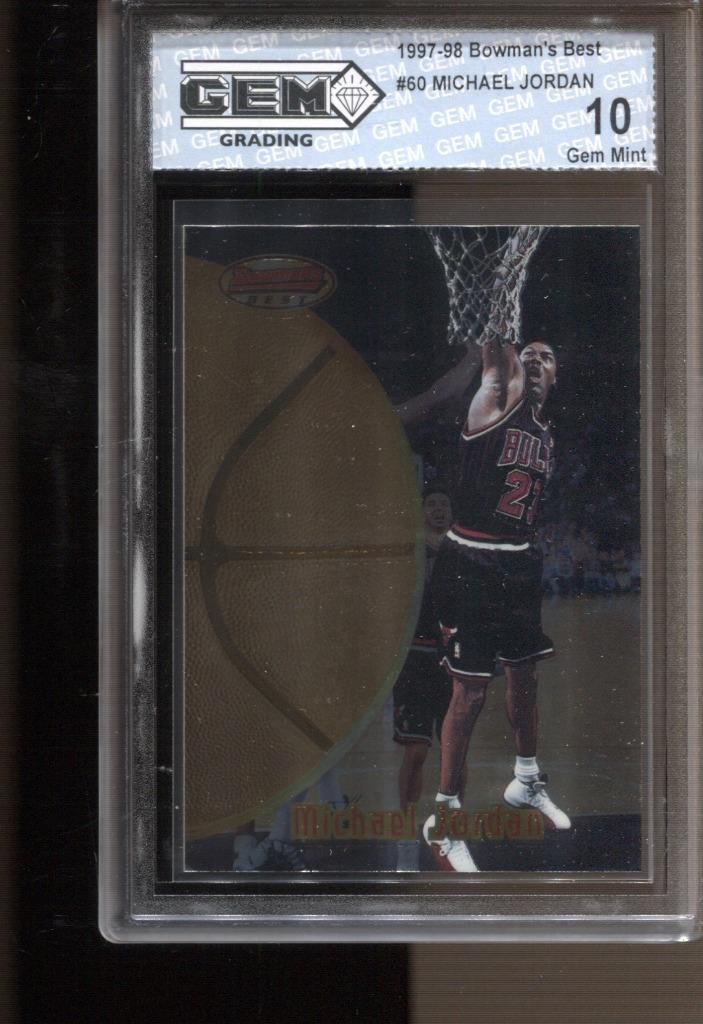 1997-98 Michael Jordan Bowman's #60 Gem Mint 10 Chicago Bulls GOAT HOF MVP