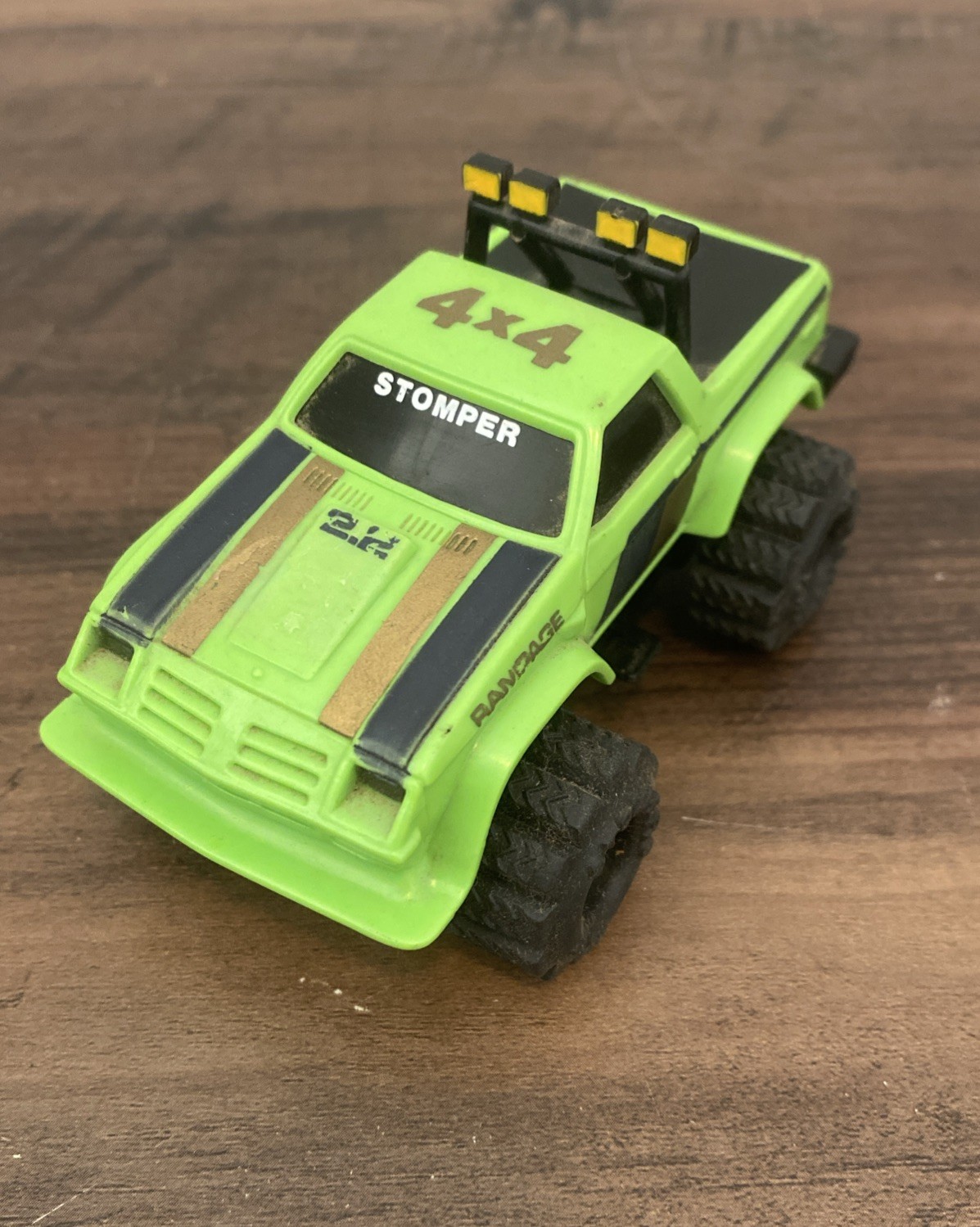 Schaper Stomper 4x4 Green Dodge Rampage Runs No Light