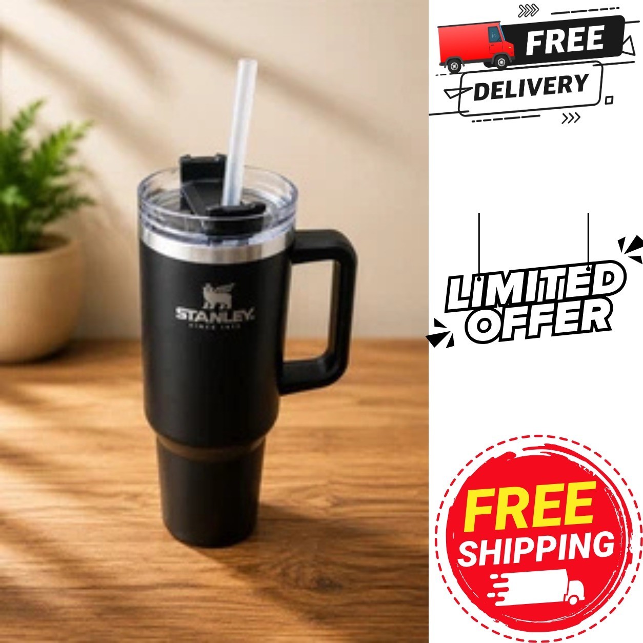 STANLEY The Black CHROMA Collection Quencher H2.0 FLOWSTATE™ TUMBLER | 40 OZ