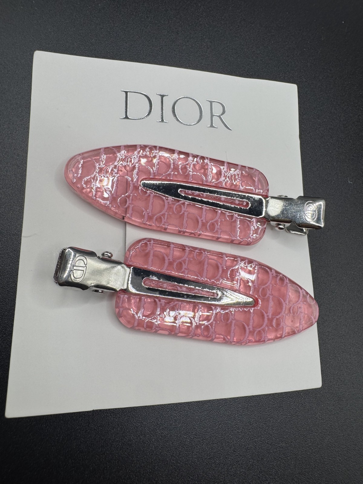 Dior Beauty Star Hair Clips Miss Dior GWP Limited Edition New Pink Set Authentic Dior Beauty Star Hair Clips Miss Dior GWP Limited Edition New Pink Set Authentic